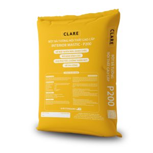 bột bả nội thất cao cấp Clare Interior Mastic P200
